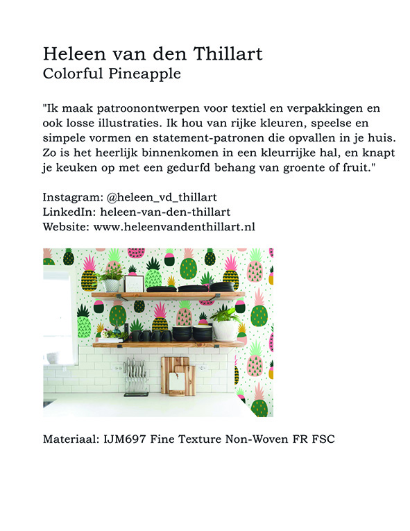 07 - Heleen van den Thillart: Colorful Pineapple