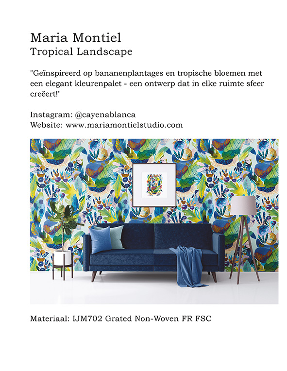 42 - cayenablanca Maria Montiel: Tropical Landscape